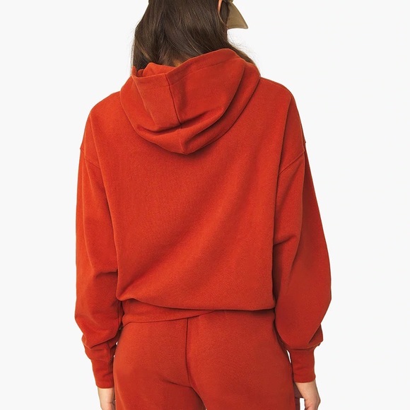 NWT WeWoreWhat oversized hoodie sweatshirt - color Rust - Picture 6 of 7